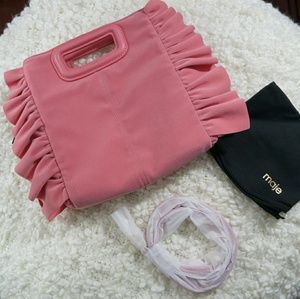 NWT Maje Mruffle Frilled M Bag